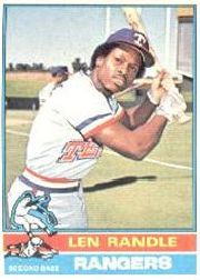 1976 Topps Baseball Cards      031      Len Randle